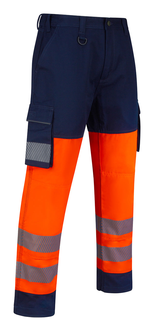 Guardian Hivis Safety Combat Trouser Or/N ALL SIZES