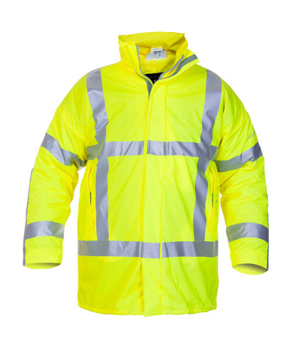 Hydrowear Norfolk Multi Fire Hi-Vis Retardant Anti-Static Waterproof Lined Parka Jacket - {ALL COLOURS / SIZES}