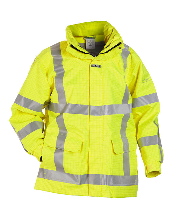 Hydrowear Markelo Multi SNS Fire Retardant Hi-Vis Anti-Static Waterproof Parka Jacket - {ALL COLOURS / SIZES}