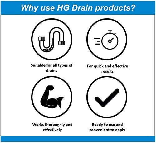 HG Drain Powerful Liquid Drain Unblocker 1 Litre - NWT FM SOLUTIONS