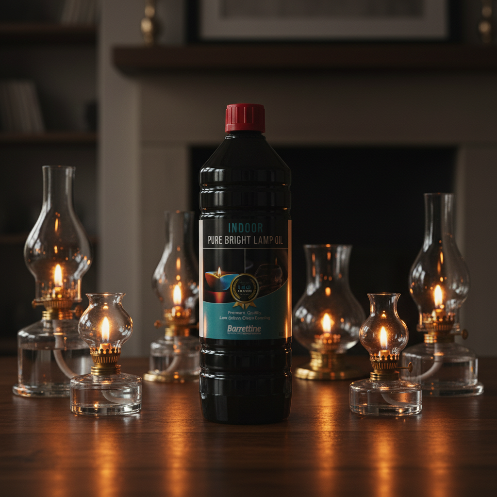 Barrenttine Pure Bright Lamp Oil | Smokeless | Low Odour | 1 Litre
