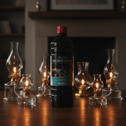 Barrenttine Pure Bright Lamp Oil | Smokeless | Low Odour | 1 Litre