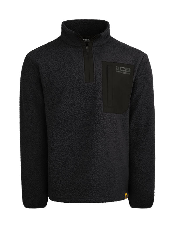 Jcb Unisex Borg Fleece Black ALL SIZES
