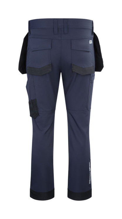 Jcb Mens Stretch Holster Pocket Trouser Navy ALL SIZES