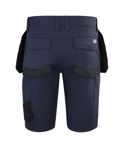 Jcb Unisex Stretch Holster Pocket Shorts Navy ALL SIZES