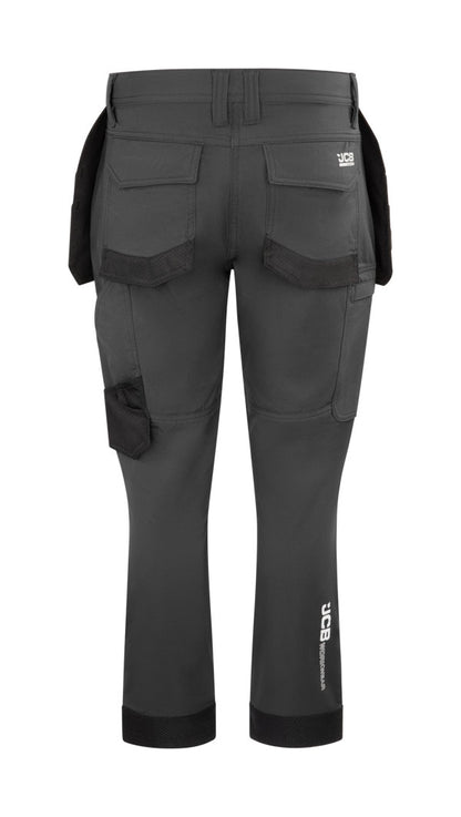 Jcb Ladies 4-Way Stretch Holster Pkt Trs Darkshadow ALL SIZES