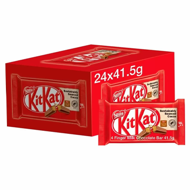 Nestle KitKat Four Finger Milk Chocolate (24 Pack) 12351222 - NWT FM SOLUTIONS