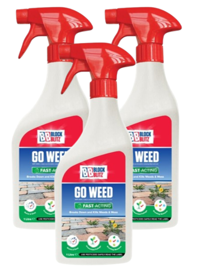 Block Blitz Go Weed Killer | 1 litre Trigger Spray