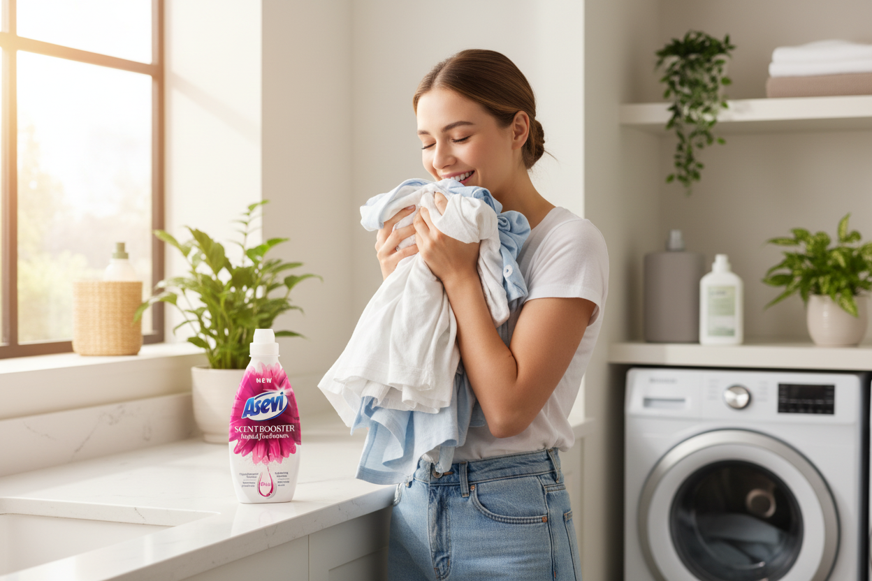 Asevi Scent Booster Pink Laundry Liquid & Freshener 720ml