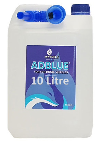 MyFuels AdBlue 10L For SCR Diesel Vehicles | Pouring Spout Included