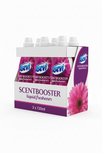 Asevi Scent Booster Pink Laundry Liquid & Freshener 720ml