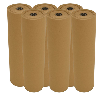 Belgravia Kraft Brown Paper Roll 600mm x 200m | Recycled Eco Friendly Packaging