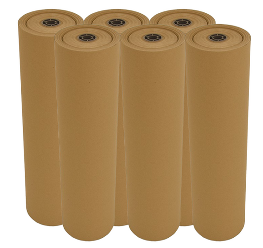 Belgravia Kraft Brown Paper Roll 600mm x 200m | Recycled Eco Friendly Packaging