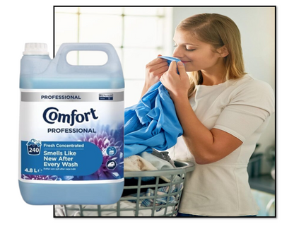 Comfort Professional Fresh Fabric Softener Highly Concentrated 4.8 Litre 240W