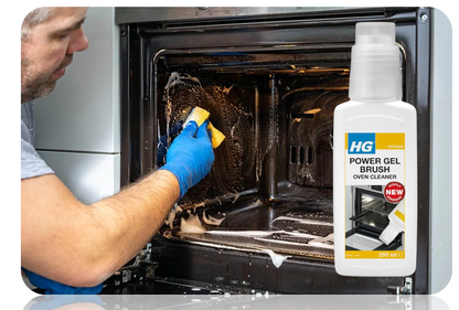 HG Professional Grade Oven Cleaner | Gel Brush | 250ml