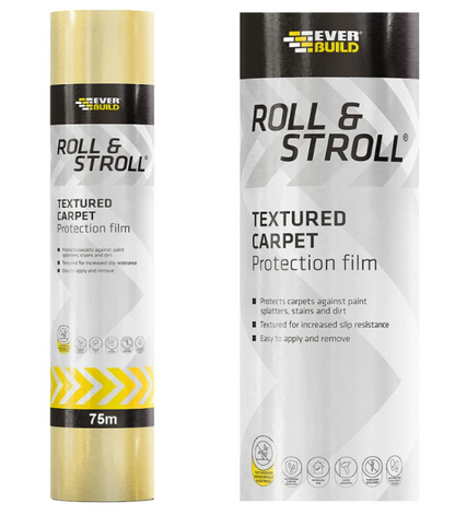 Everbuild Roll & Stroll Textured Carpet Protection 600mm x 75m rolls