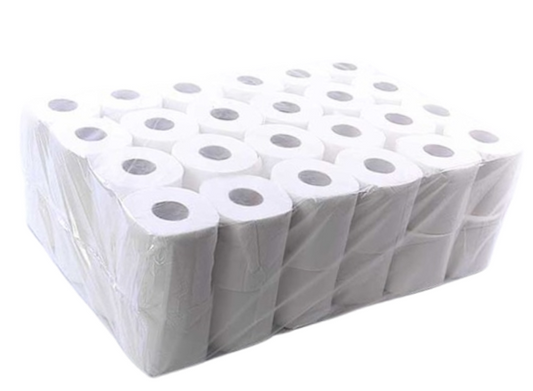Janit-X White Toilet Roll 2 Ply 200 Sheets White (Pack 36) - TR200R