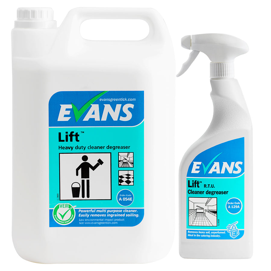 Evans Vanodine Lift Heavy Duty Cleaner Degreaser 5 Litre