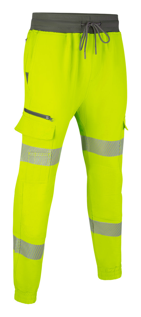Beeswift Womens Hi-Vis Yellow Work Joggers ALL SIZES