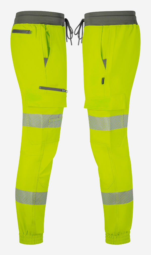 Beeswift Mens Hi-Vis Yellow Work Joggers ALL SIZES
