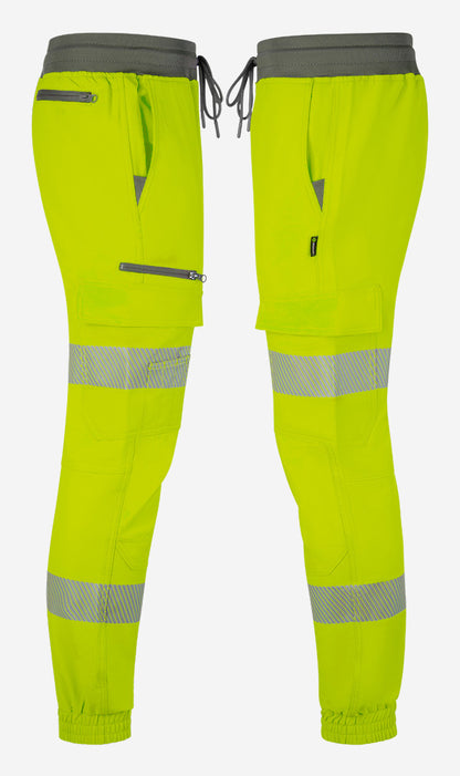 Beeswift Mens Hi-Vis Yellow Work Joggers ALL SIZES