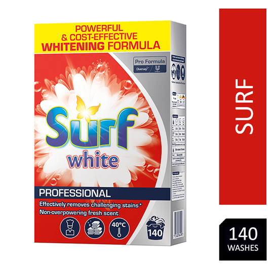 Surf Pro-Formula White Washing Powder 8.45kg, XXL 140 Wash.