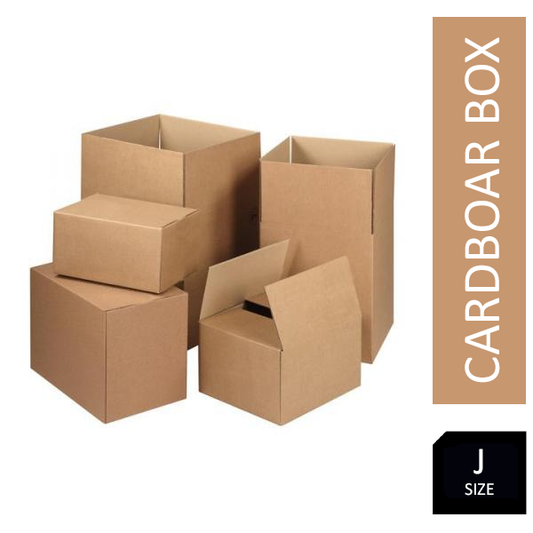 Single Walled Cardboard Box Size J (250mm x 190mm x 170mm)
