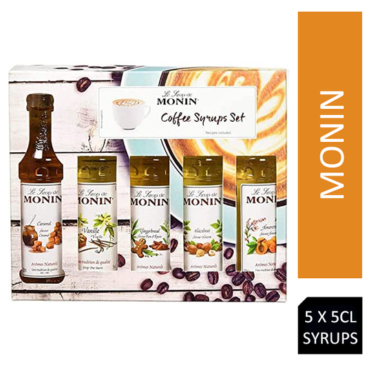 Monin Syrup Coffee Gift Set 5x5cl
