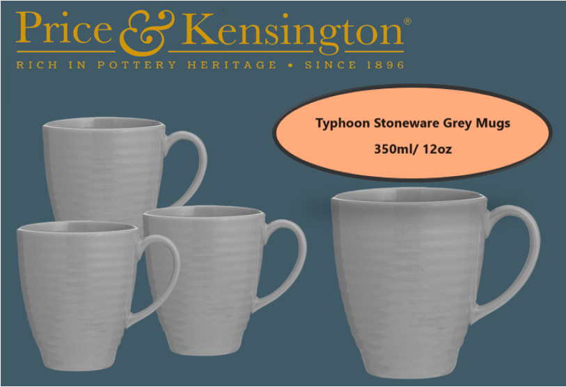Typhoon Living Mug Grey 350ml
