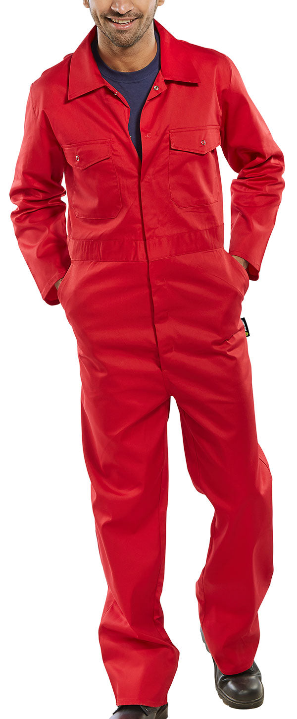 Beeswift Workwear Red Boiler Suit ALL SIZES