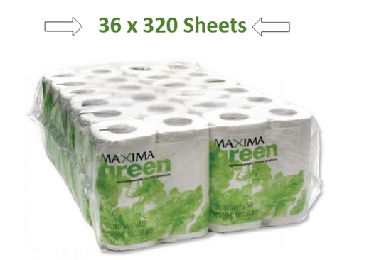 Maxima Toilet Roll 320 Sheets (36 Pack) 1102001
