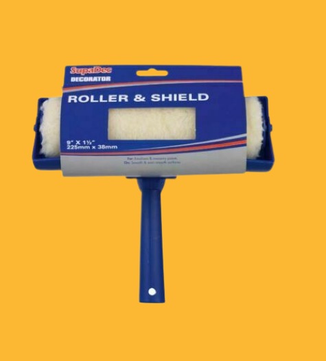 SupaDec Paint Roller With 9 Inch Shield Guard