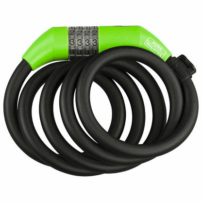 Burg-Wächter Convenient bicycle lock - 1.80 metre long spiral lock.