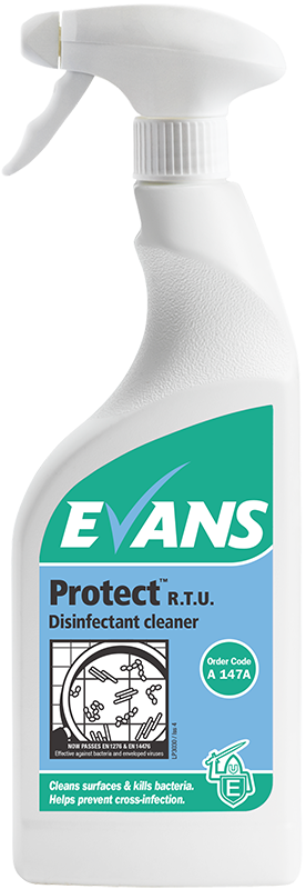 Evans Vanodine Protect Ready-to-Use Disinfectant 750ml