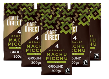 Cafe Direct Fairtrade Organic Machu Picchu Peru Ground Coffee 200g