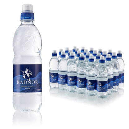 Radnor Hills Spring Still Water Sports Cap 24x500ml - NWT FM SOLUTIONS