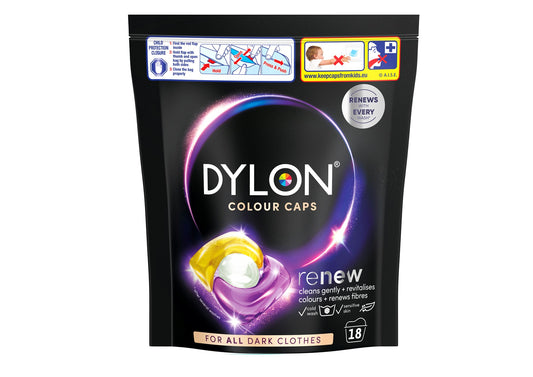 Dylon Black and Dark Wash Caplets Renew 18s