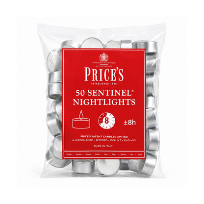 Prices Sentinel Tea Lights / Nightlights Pack Of 50