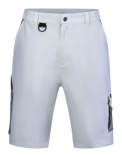 Flex Workwear Shorts White/ Grey ALL SIZES