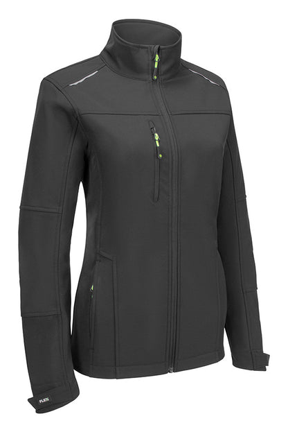 Flex Womens Softshell Jacket Black ALL SIZES