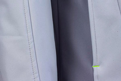 Flex Softshell Jacket Two-Tone White Grey ALL SIZES