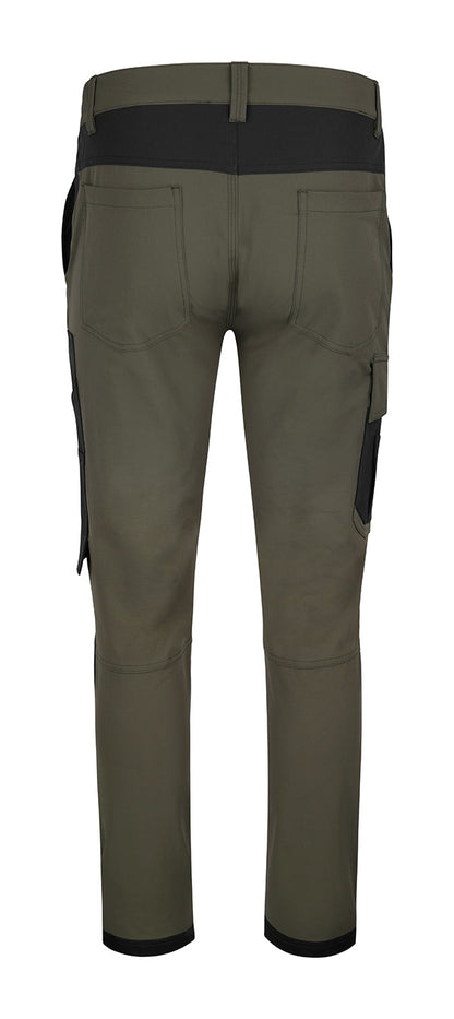 Flex Workwear Trouser Two-Tone Bot Green/Black ALL SIZES