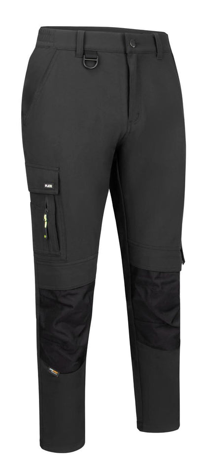 Flex Womens Combat Pocket Trousers Black ALL SIZES