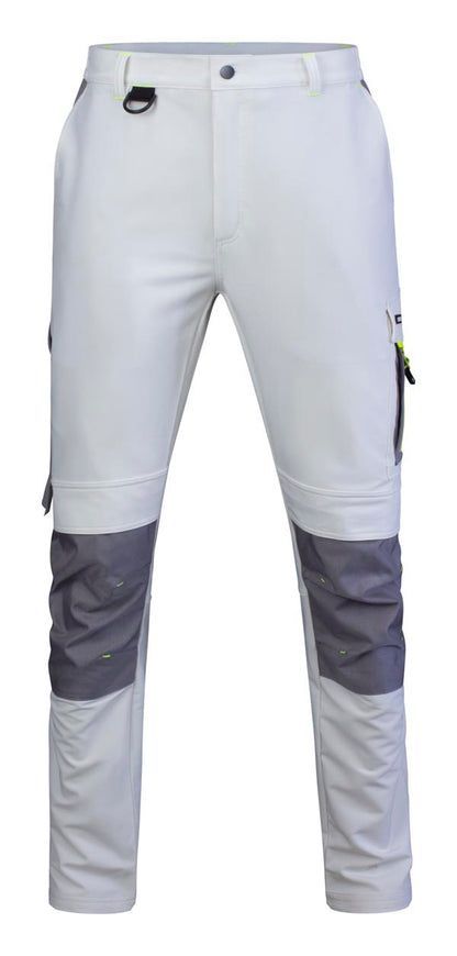Flex Workwear Trouser  Two-Tone Wh Gy ALL SIZES