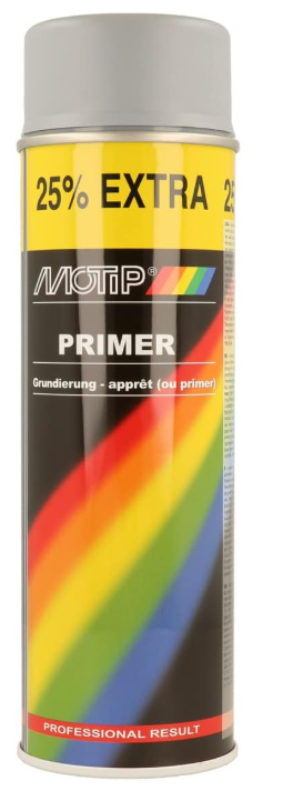 Motip Grey Spray Paint | Fast Drying | 1 x 500ml.