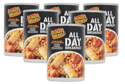 Princes Hunger Breaks All Day Breakfast | Meal in a tin | 6 x 395g