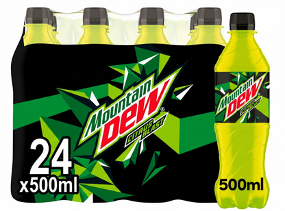 Mountain Dew Citrus Blast Soft Drink 24 x 500ml Bottles