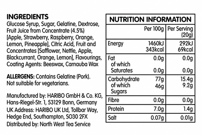 HARIBO Gold Bears Giant Party Size Tub 1.4kg