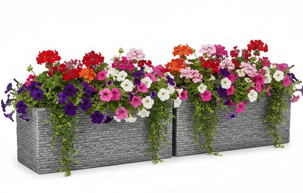 Strata 60cm Slate Effect Pewter Trough (GN576)