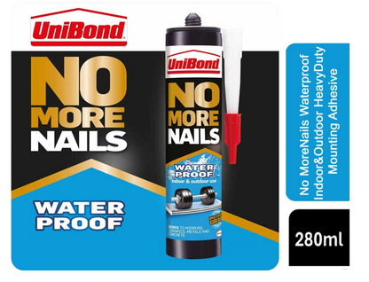 Unibond No More Nails Waterproof Adhesive Glue 280g